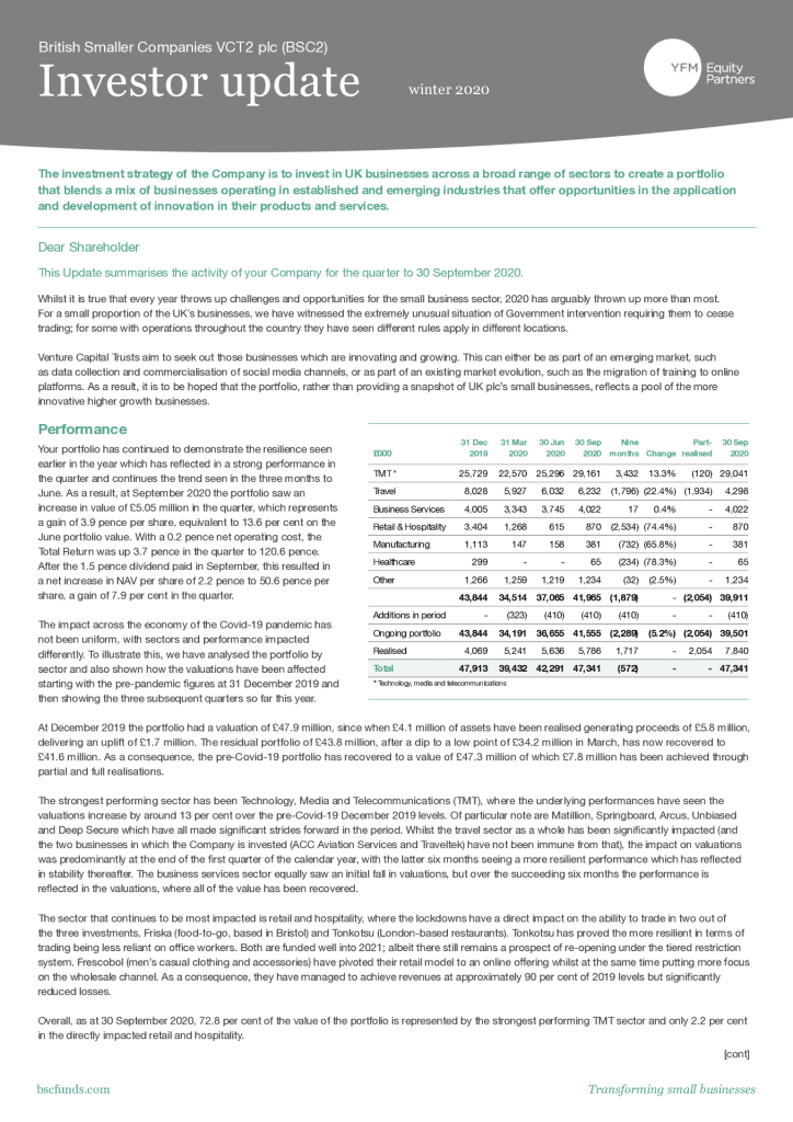 BSC2 Investor Updates PDF