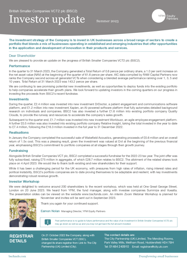 BSC2 Investor Updates PDF
