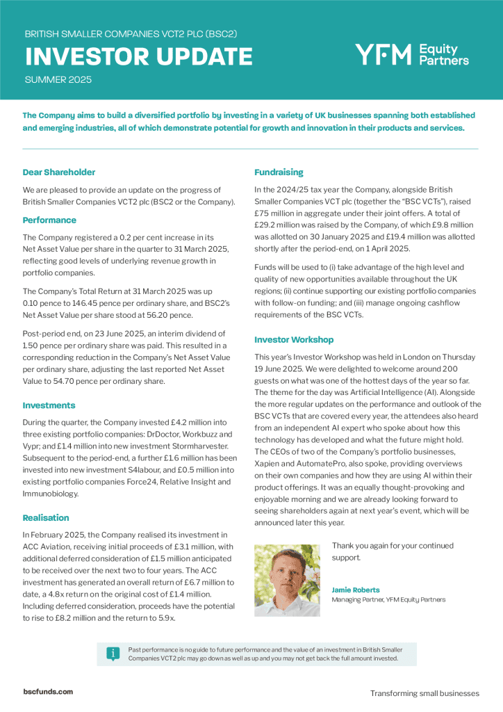 BSC2 Investor Updates PDF