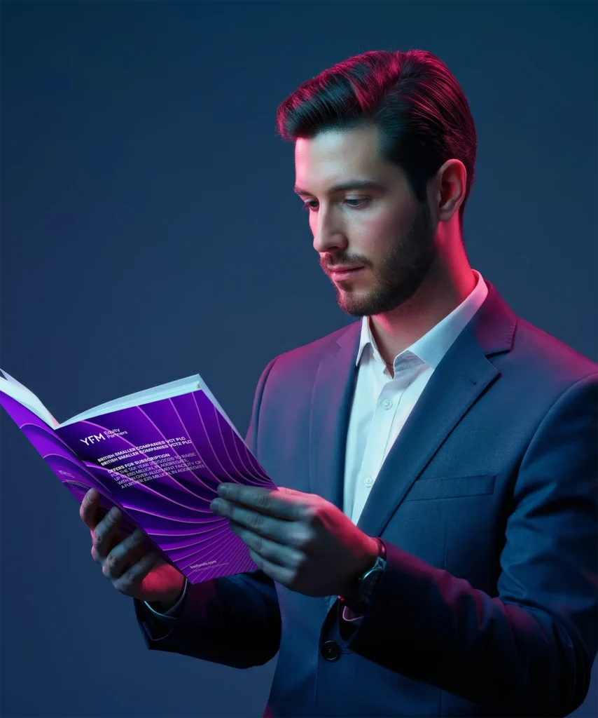 British Smaller companies VCTs fundriaisng for 2025 with front cover of VCT accounts